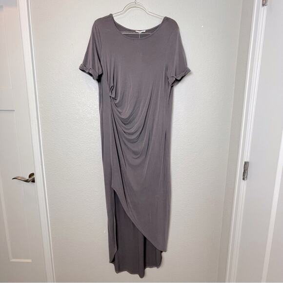 BNWT! VICI City Haze Maxi Dress in Pewter in Modal Fabric Size L - Picture 1 of 10